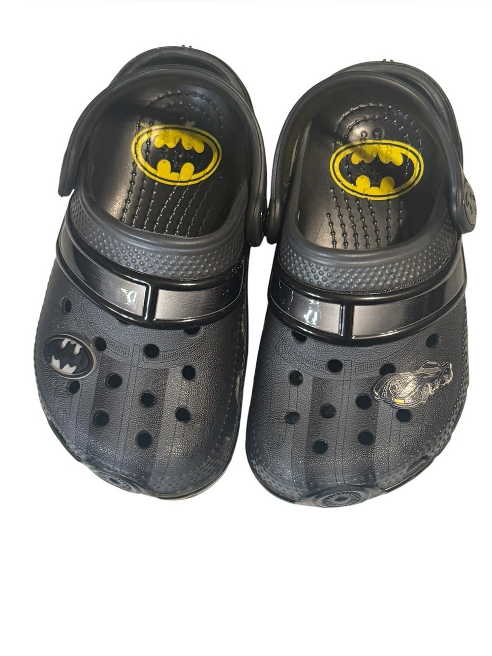 Crocs - Toddler Batmobile Classic Clogs Sz 8 - Nice Condition